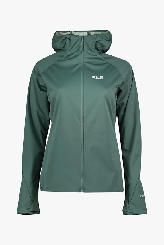 Jack Wolfskin Skyvail Damen Softshelljacke Grün 50122 1