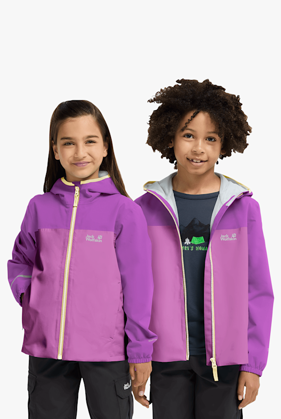 Jack Wolfskin Adventuretribe 2L veste outdoor enfants Violet 50149 1
