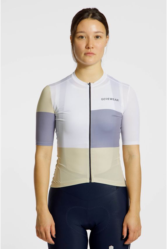 GORE BIKE WEAR SWIFTRIDE Block maillot de bike femmes Beige 51132 1