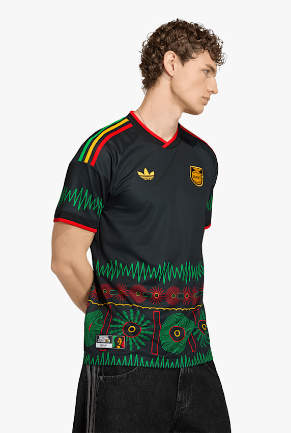 adidas Giamaica Away Replica maglia da calcio uomo Mondiali 2026 Nero 50234 1