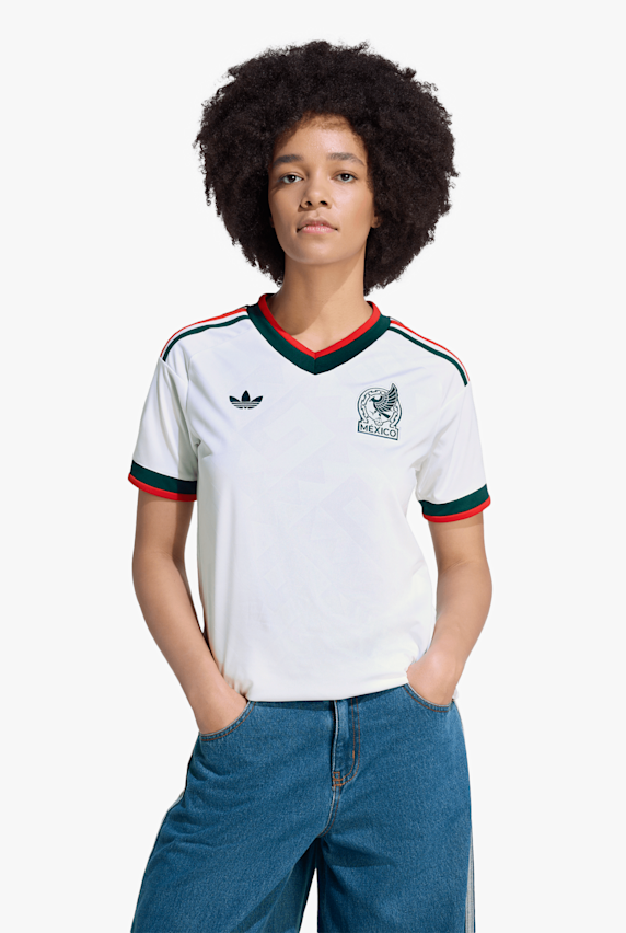adidas Messico Away Replica maglia da calcio donna Mondiali 2026 Bianco 50247 1