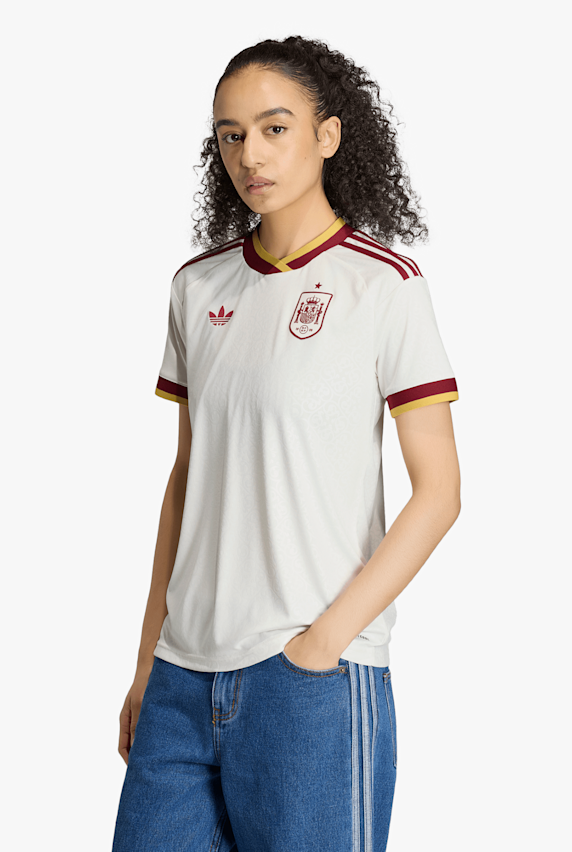 adidas Spagna Away Replica maglia da calcio donna Mondiali 2026 Bianco 50264 1