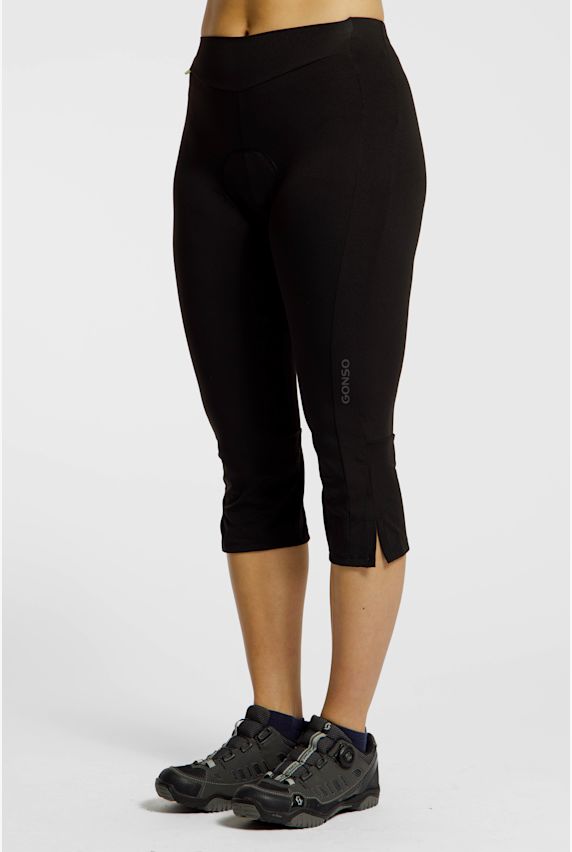 Gonso Essential Flared pantaloni da bike 3/4 donna Nero 50344 1