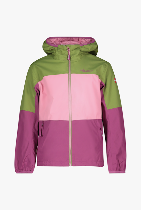 Trollkids Bjordal Kinder Outdoorjacke Lila 50402 1