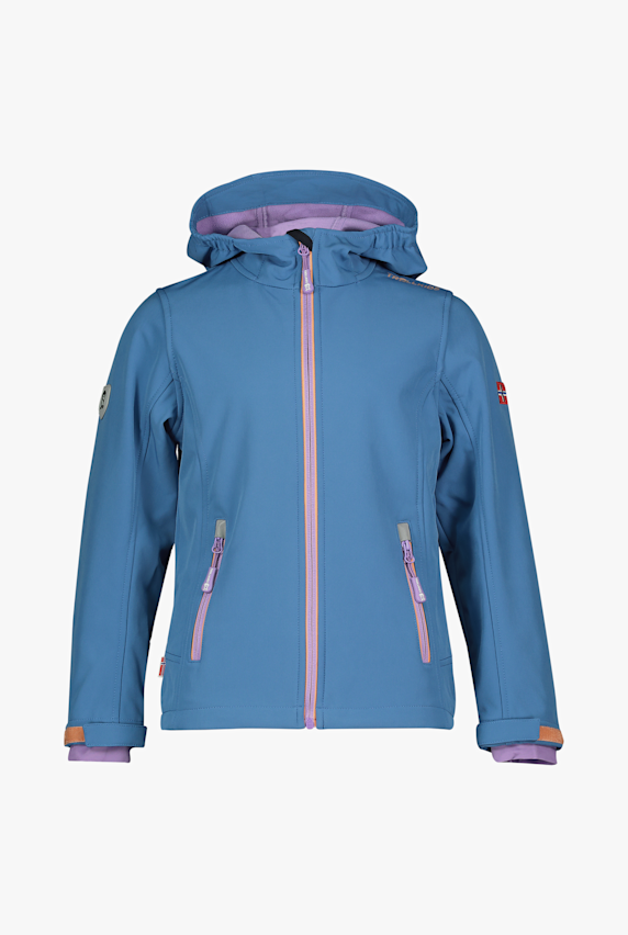 Trollkids Trollfjord veste softshell enfants Bleu 50400 1