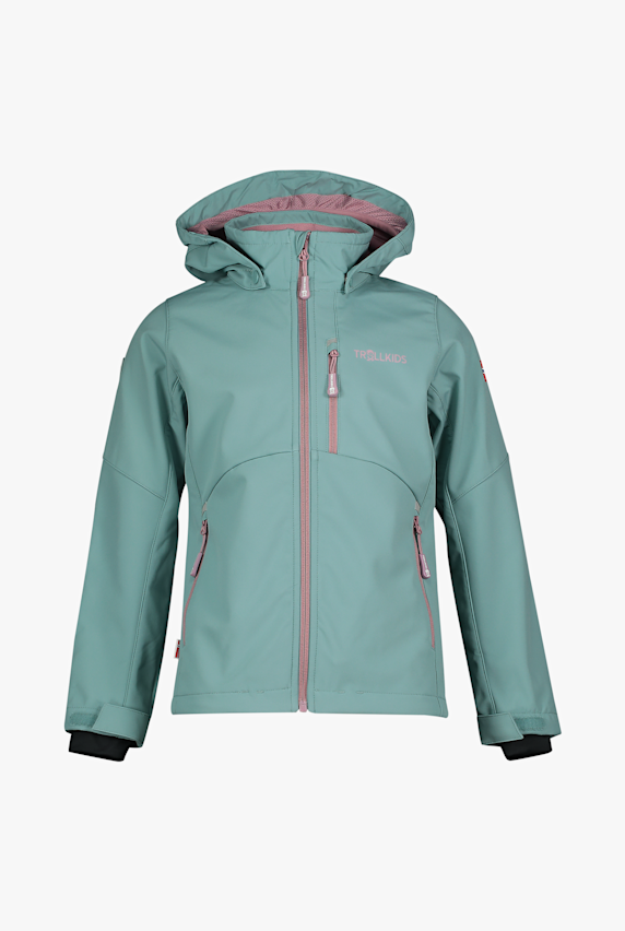 Trollkids Balestrand giacca softshell bambini Verde 50394 1