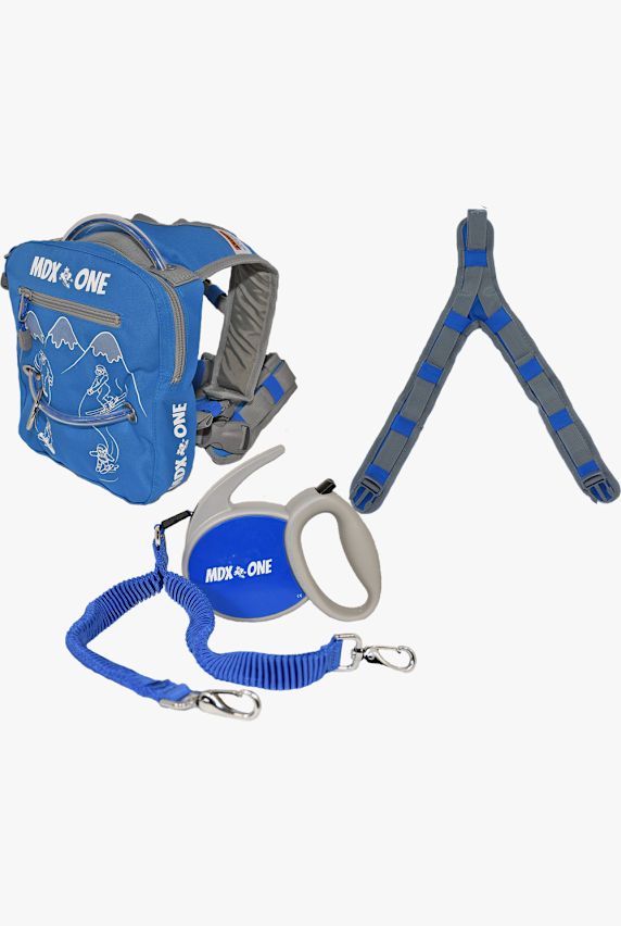 MDX-ONE Snowboard/Ski Kinder Geschirr+Leine Blau 50444 1