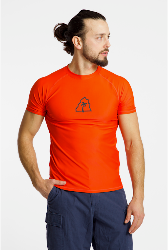 BEACH MOUNTAIN 50+ Herren Lycra Shirt Rot 50573 1