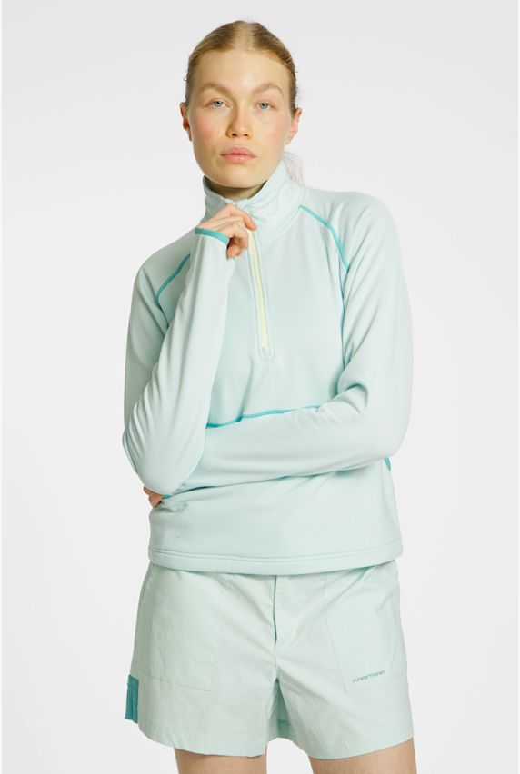 Kari Traa Mika Fleece Damen Midlayer Blau 50702 1