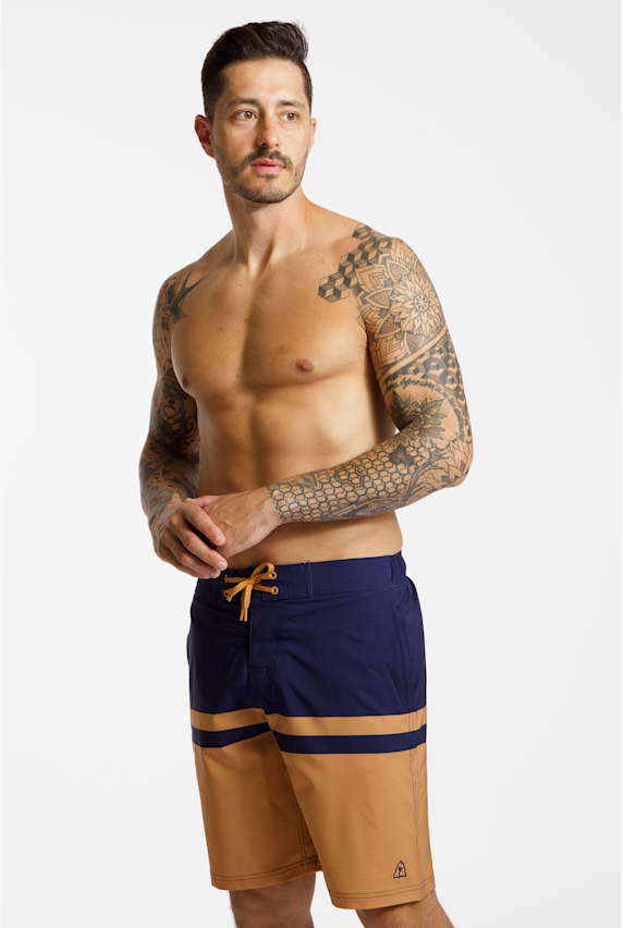 BEACH MOUNTAIN short de bain hommes Bleu 50693 1
