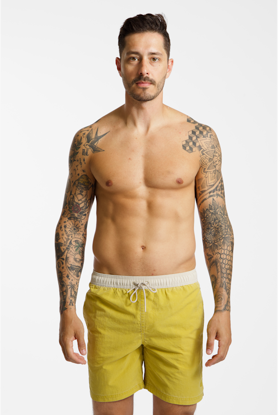 BEACH MOUNTAIN Herren Badeshort Senf 50721 1