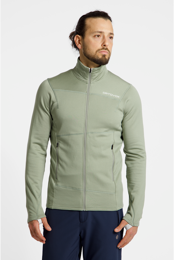 Ortovox Fleece Light midlayer hommes Vert 50918 1