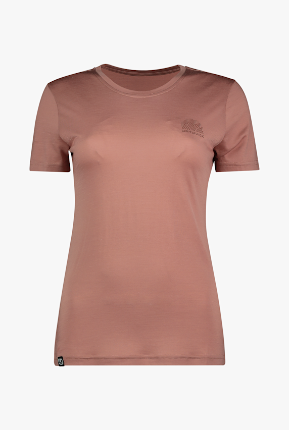 Ortovox 120 Cool Tec MTN Stripe t-shirt donna Pink 50914 1