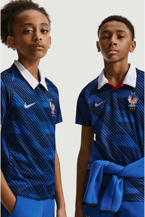 Nike Francia Home Replica maglia da calcio bambini Mondiali 2026 Blu 51214 1