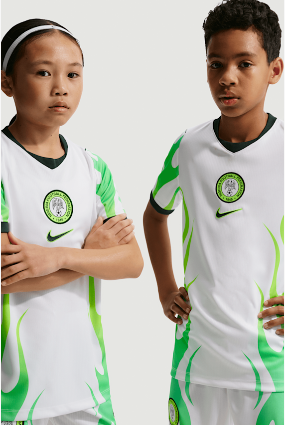 Nike Nigeria Away Replica Kinder Fussballtrikot WM 2026 Weiss 51198 1