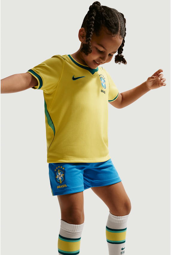 Nike Brasilien Home Replica Mini Kinder Fussballset WM 2026 Gelb 51197 1