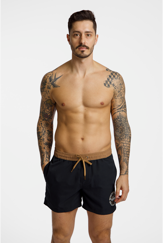 Quiksilver Too Fine Volley Herren Badeshort Schwarz 51485 1