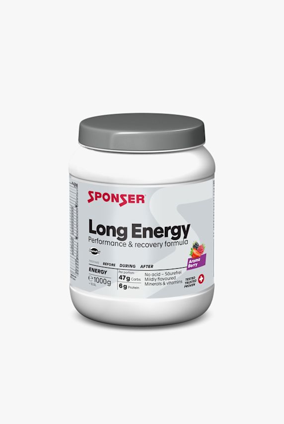 Sponser Long Energy Berry 1000 g polvere per bevande Bianco 51583 1