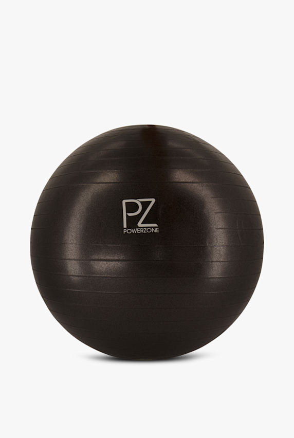 POWERZONE 55 cm Gymnastikball Schwarz 51623 1