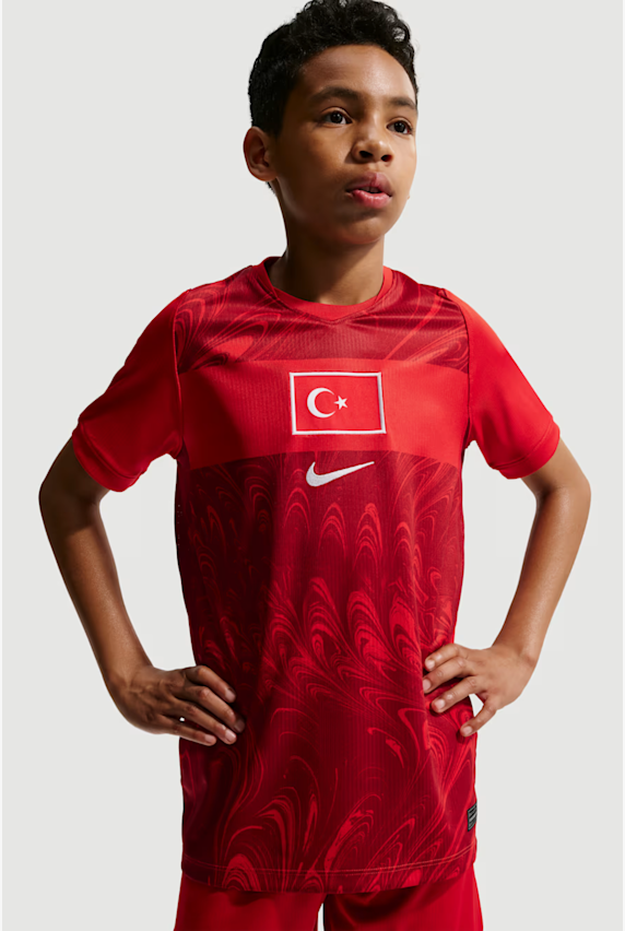 Nike Turquie Home Replica maillot de fooball enfants CDM 2026 Rouge 51754 1