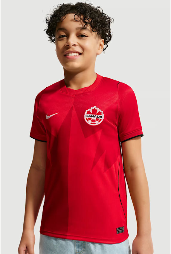 Nike Canada Home Replica maglia da calcio bambini Mondiali 2026 Rosso 51776 1