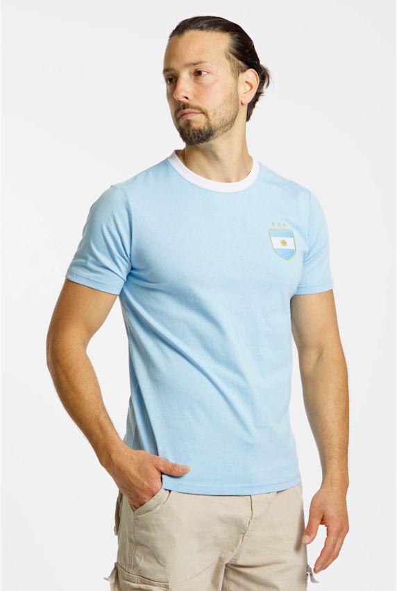 POWERZONE Argentina cottone Fan t-shirt uomo Blu 51867 1