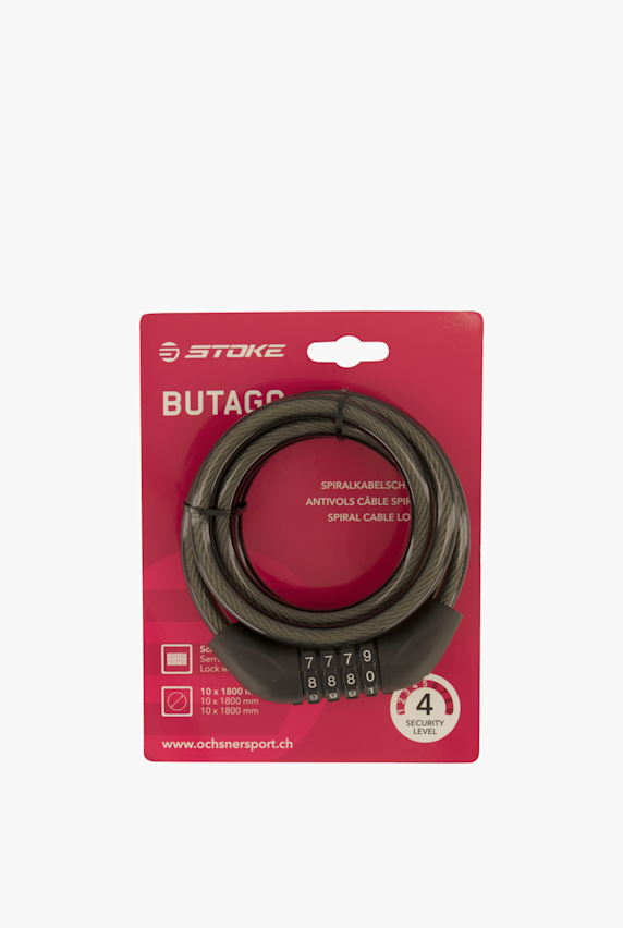 Stoke Butago lucchetto per bicicletta Nero 51943 1