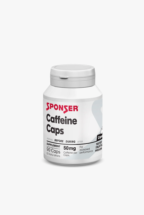 Sponser Caffeine 90 capsule integratori alimentari Bianco 52127 1