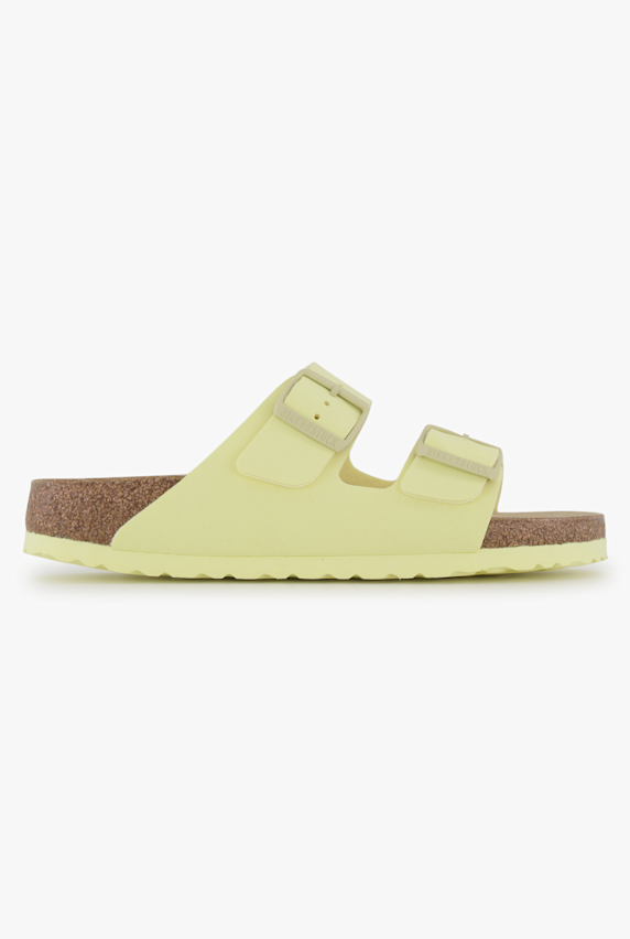 Birkenstock Arizona Birko-Flor® Nubuk Narrow Fit Damen Slipper Gelb 52164 1