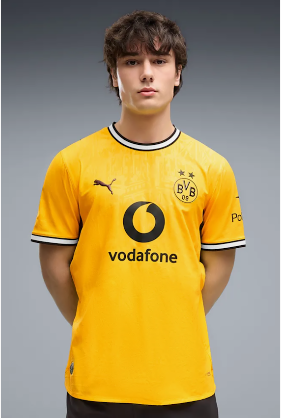 PUMA Borussia Dortmund Home Authentic Herren Fussballtrikot 26/27 Gelb 53781 1