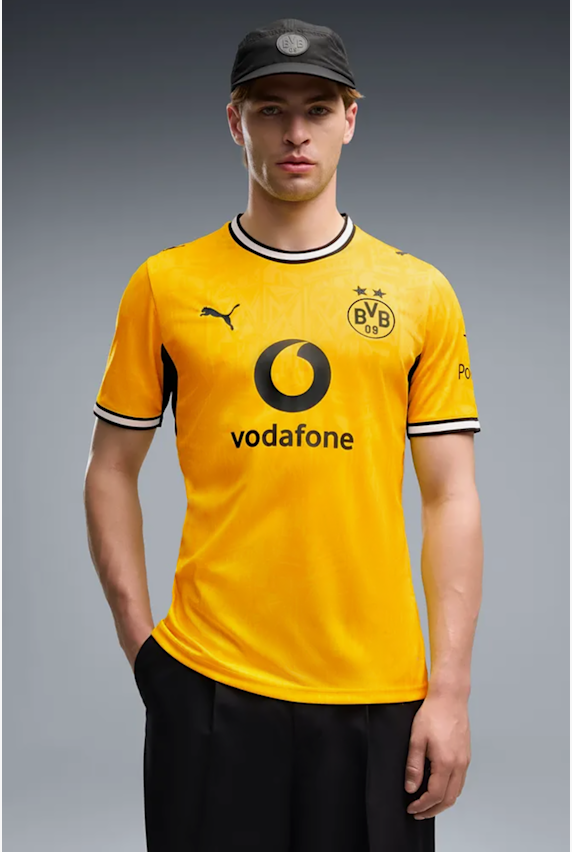 PUMA Borussia Dortmund Home Replica Herren Fussballtrikot 26/27 Gelb 52928 1