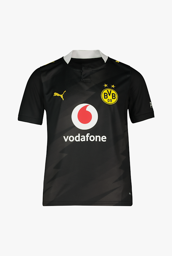 PUMA Borussia Dortmund Away Replica Kinder Fussballtrikot 26/27 Schwarz 52608 1