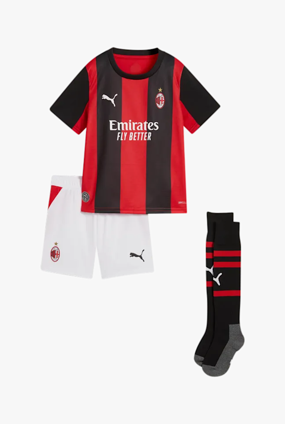 PUMA AC Milan Home Replica Mini set de football enfants 26/27 Rouge 52606 1