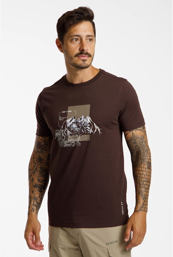 46 NORD t-shirt uomo Marrone 52886 1