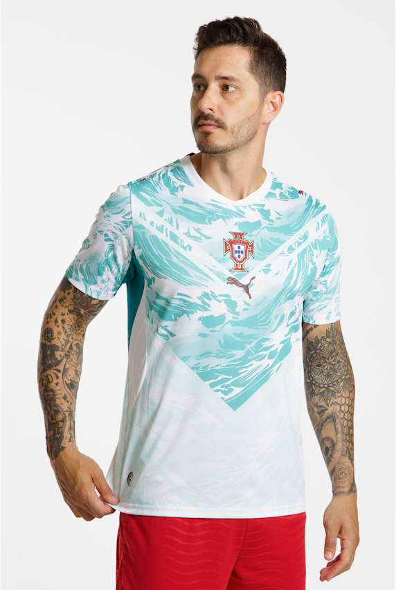 PUMA Portugal Away Replica Herren Fussballtrikot WM 2026 Mint 52983 1