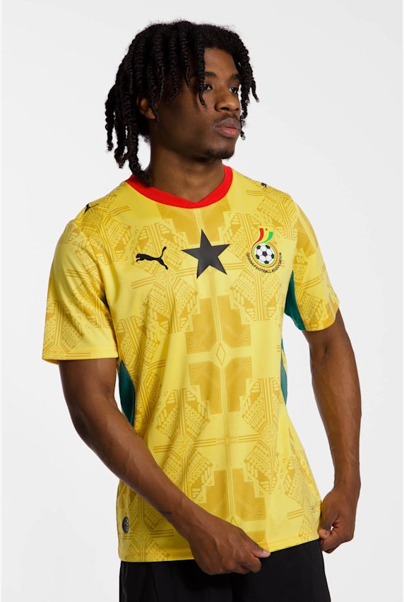 PUMA Ghana Away Replica maglia da calcio uomo Mondiali 2026 Giallo 52975 1