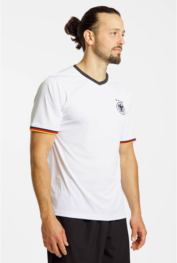 POWERZONE Deutschland Fan Herren T-Shirt Weiss 53036 1