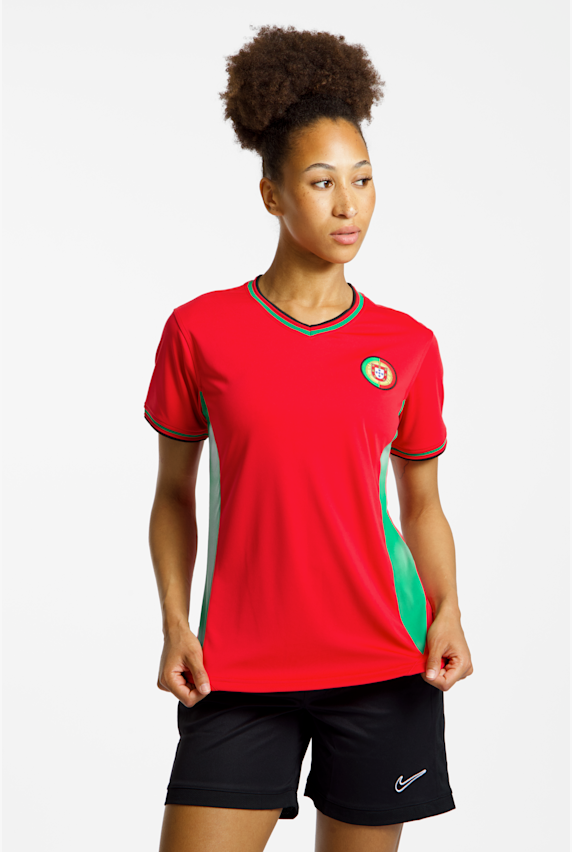 POWERZONE Portugal Fan Damen T-Shirt Rot 53077 1