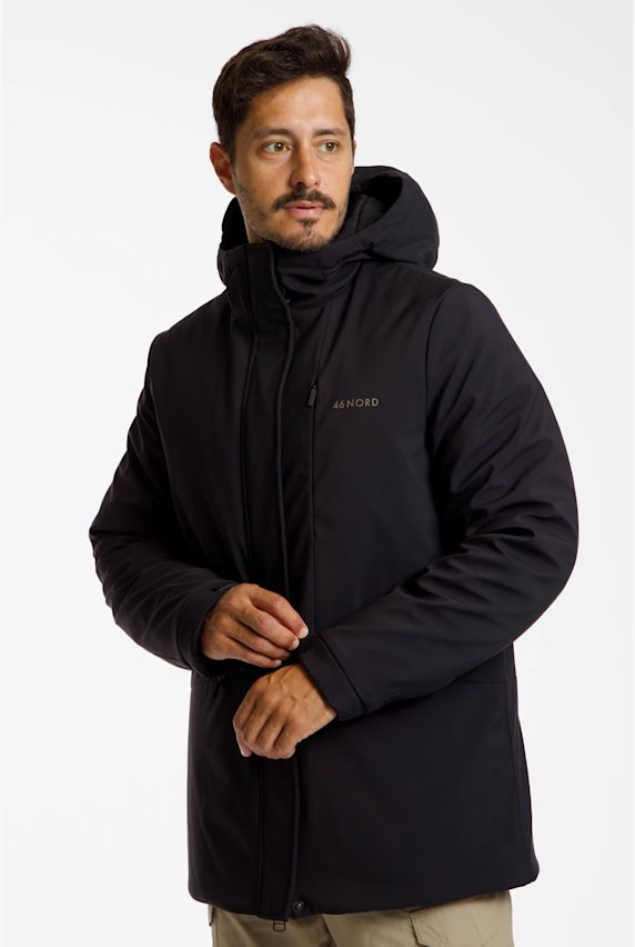 46 NORD Herren Winterjacke Schwarz 53840 1