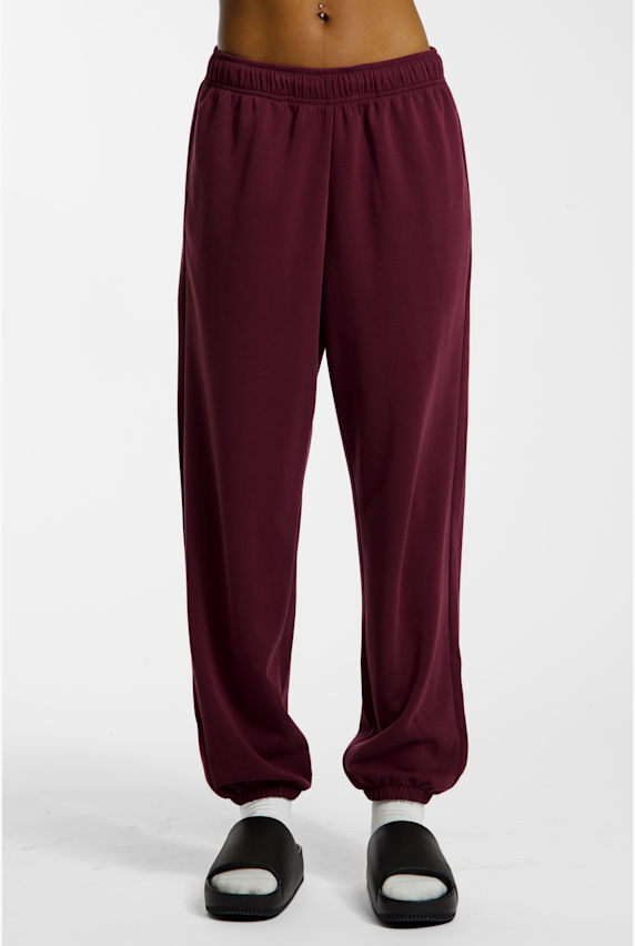 POWERZONE Yoga Damen Trainerhose Bordeaux 54656 1