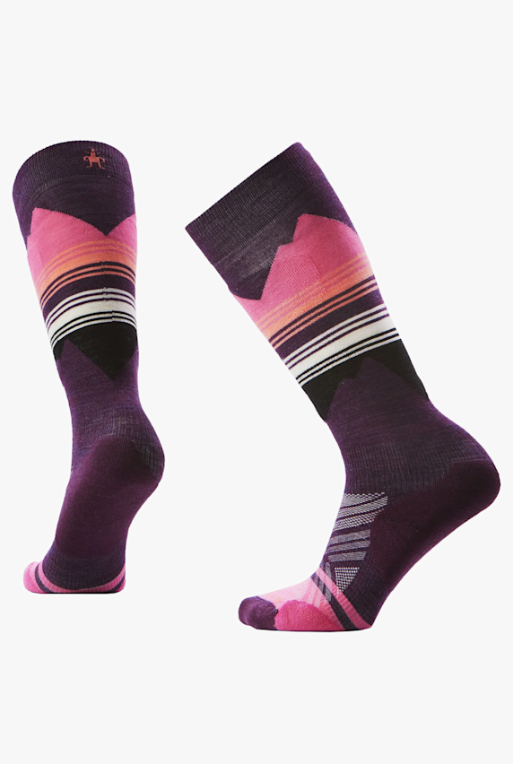 Smartwool Targeted Cushion Pattern OTC 34-41 Damen Skisocken Lila 54210 1