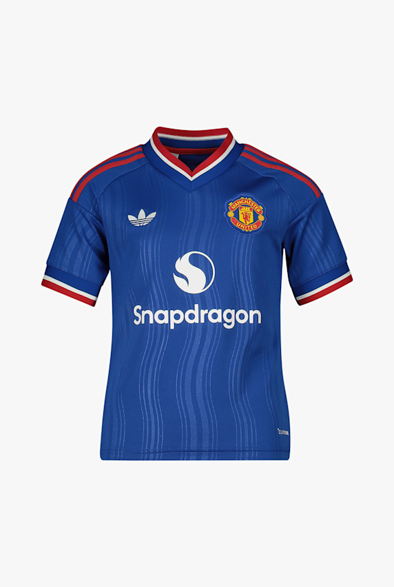 adidas Manchester United Away Replica Kinder Fussballtrikot 26/27 Blau 54230 1