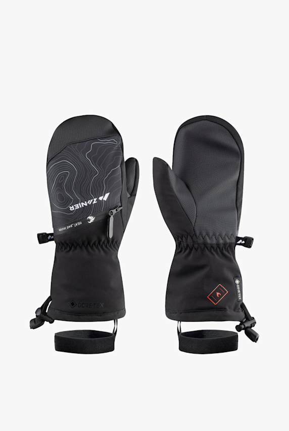 ZANIER Heat Pads Gore-Tex® Kinder Fausthandschuh Schwarz 54296 1