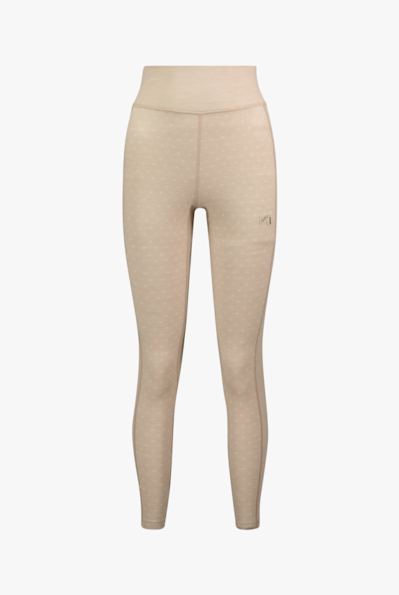 Kari Traa Vilma High Waist Damen Thermohose Beige 56007 1