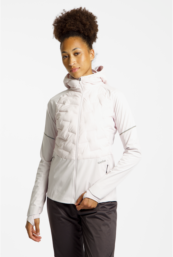 Odlo Zeroweight Insulator giacca da corsa donna Rosa 54433 1