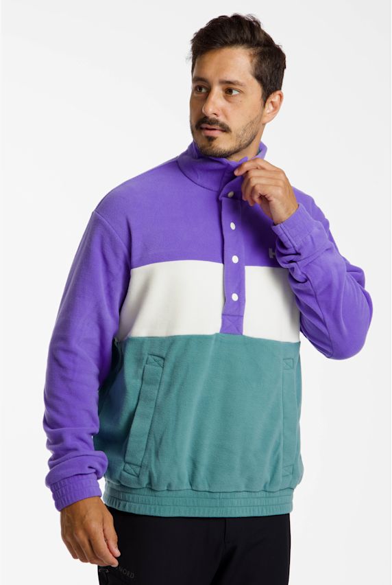 Helly Hansen Daybreaker Hugg Snap Fleece Herren Midlayer Lila 63821 1