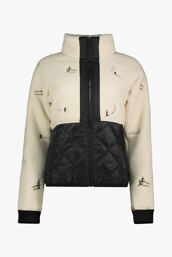 Helly Hansen Bliss Hybrid Fleece midlayer donna Bianco Panna 66900 1
