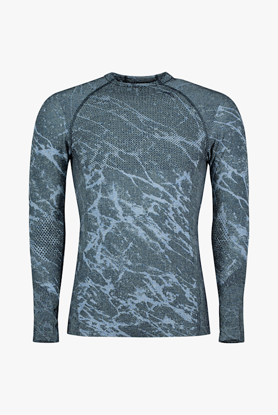 Odlo Performance Warm Blackcomb Herren Thermo Longsleeve Blau 68432 1