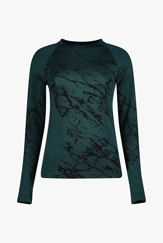 Odlo Performance Warm Blackcomb manche longue thermique femmes Petrol 68439 1