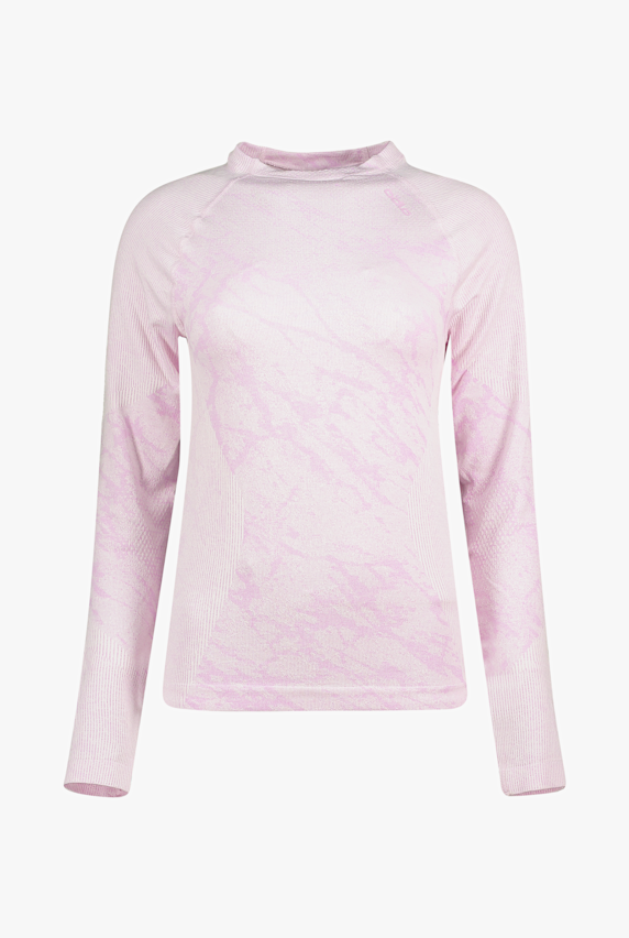 Odlo Performance Warm Blackcomb Damen Thermo Longsleeve Pink 68438 1